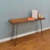 Parsons Walnut Top & Elm Base 48X16 Console Tables (Photo 7 of 25)