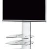 White Cantilever Tv Stand (Photo 2 of 25)
