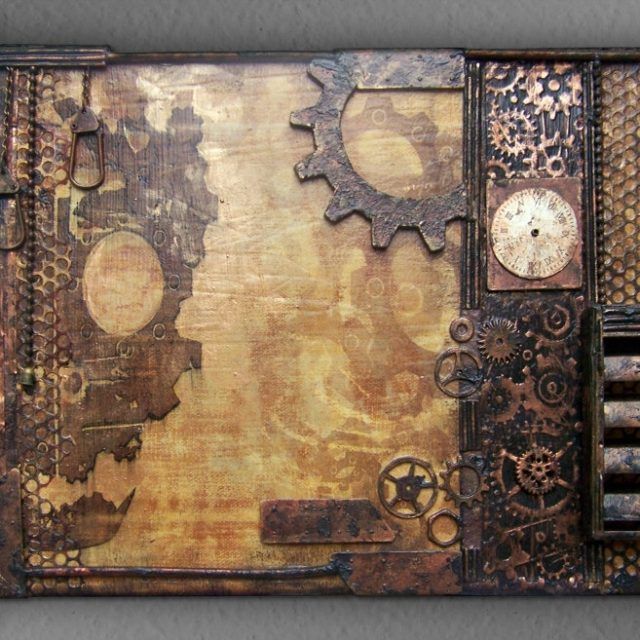 25 Collection of Steampunk Wall Art