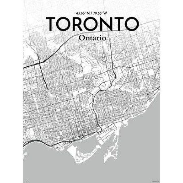  Best 20+ of Toronto Map Wall Art