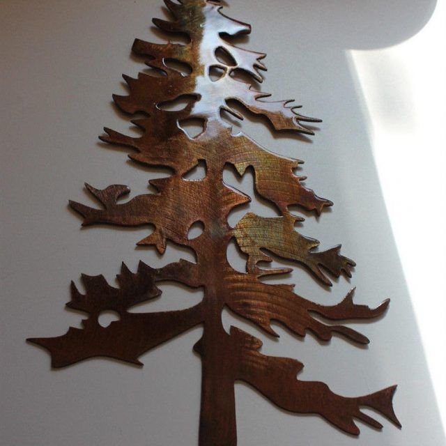 20 The Best Pine Tree Metal Wall Art