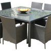 Outdoor Dining Table and Chairs Sets (Photo 8 of 25)