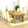 Chunky Solid Oak Dining Tables and 6 Chairs (Photo 15 of 25)
