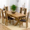 Oak Extending Dining Tables and 6 Chairs (Photo 17 of 25)