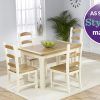Cream and Wood Dining Tables (Photo 11 of 25)
