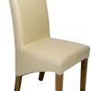 Cream Faux Leather Dining Chairs (Photo 22 of 25)