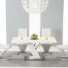 White Gloss Dining Sets (Photo 9 of 25)