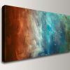Blue and Brown Abstract Wall Art (Photo 9 of 20)