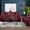 Panther Fire Leather Dual Power Reclining Sofas (Photo 3 of 15)