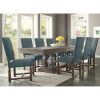 Caira 7 Piece Rectangular Dining Sets With Upholstered Side Chairs (Photo 9 of 25)