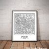 Map of Paris Wall Art (Photo 15 of 20)