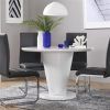 White High Gloss Dining Tables and 4 Chairs (Photo 21 of 25)