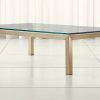 Clear Rectangle Center Coffee Tables (Photo 10 of 15)