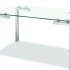 The 25 Best Collection of Parsons Clear Glass Top & Dark Steel Base 48x16 Console Tables
