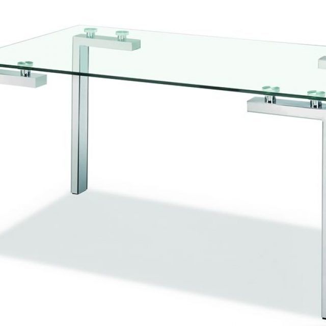 The 25 Best Collection of Parsons Clear Glass Top & Dark Steel Base 48x16 Console Tables