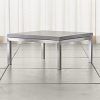 Parsons Walnut Top & Dark Steel Base 48X16 Console Tables (Photo 9 of 15)