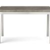 Parsons Grey Marble Top & Elm Base 48X16 Console Tables (Photo 4 of 25)
