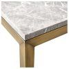 Parsons Grey Marble Top & Brass Base 48X16 Console Tables (Photo 2 of 25)