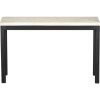 Parsons Travertine Top & Elm Base 48X16 Console Tables (Photo 23 of 25)