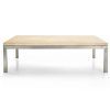 Parsons Travertine Top & Elm Base 48X16 Console Tables (Photo 9 of 25)