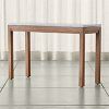 Parsons Walnut Top & Dark Steel Base 48X16 Console Tables (Photo 4 of 15)