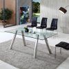 Clear Glass Dining Tables and Chairs (Photo 14 of 25)