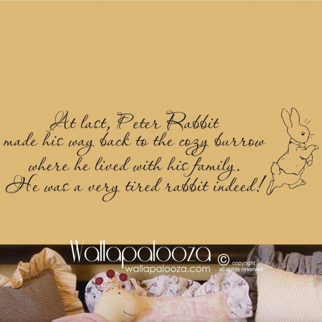 20 The Best Peter Rabbit Nursery Wall Art