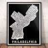 Philadelphia Map Wall Art (Photo 8 of 20)