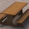 The Picnic Bench Style Dining Tables (Photo 10 of 10)