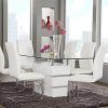 Palazzo 7 Piece Dining Sets With Mindy Slipcovered Side Chairs (Photo 4 of 25)