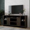 Rustic Corner 50" Solid Wood Tv Stands Gray (Photo 2 of 15)