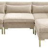 4Pc Alexis Sectional Sofas With Silver Metal Y-Legs (Photo 8 of 15)