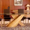 Oak Glass Top Dining Tables (Photo 22 of 25)