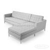 Florence Mid Century Modern Right Sectional Sofas Cognac Tan (Photo 8 of 15)