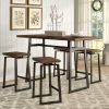 Denzel 5 Piece Counter Height Breakfast Nook Dining Sets (Photo 24 of 25)