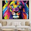 Abstract Lion Wall Art (Photo 3 of 15)
