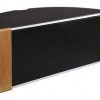 Modern Tv Stands in Oak Wood and Black Accents With Storage Doors (Photo 13 of 15)