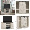 Rustic White Tv Stands (Photo 8 of 15)