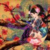Geisha Canvas Wall Art (Photo 13 of 20)