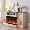 Wood Highboy Fireplace Tv Stands (Photo 6 of 15)