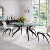 Retro Glass Dining Tables and Chairs (Photo 16 of 25)
