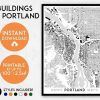 Portland Map Wall Art (Photo 19 of 20)
