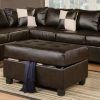 3Pc Bonded Leather Upholstered Wooden Sectional Sofas Brown (Photo 14 of 15)
