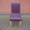 Purple Faux Leather Dining Chairs (Photo 23 of 25)