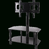 Modern Black Universal Tabletop Tv Stands (Photo 9 of 15)