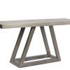 Parsons Concrete Top & Dark Steel Base 48X16 Console Tables (Photo 25 of 25)