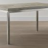 Parsons Concrete Top & Stainless Steel Base 48X16 Console Tables (Photo 22 of 25)