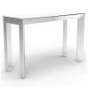 Parsons Travertine Top & Stainless Steel Base 48X16 Console Tables (Photo 14 of 25)