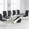 Black Glass Dining Tables With 6 Chairs (Photo 10 of 25)