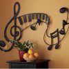 Abstract Musical Notes Piano Jazz Wall Artwork (Photo 7 of 20)